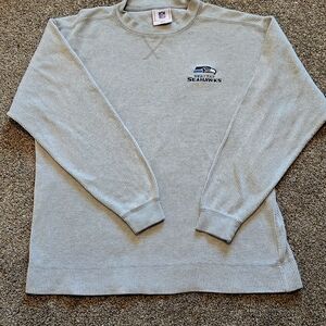 NFL Seattle Seahawks Light Gray Crewneck Sweater